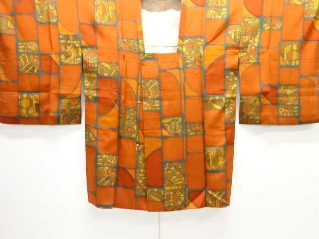 JAPANESE MICHIYUKI COAT / GRID & PLANT